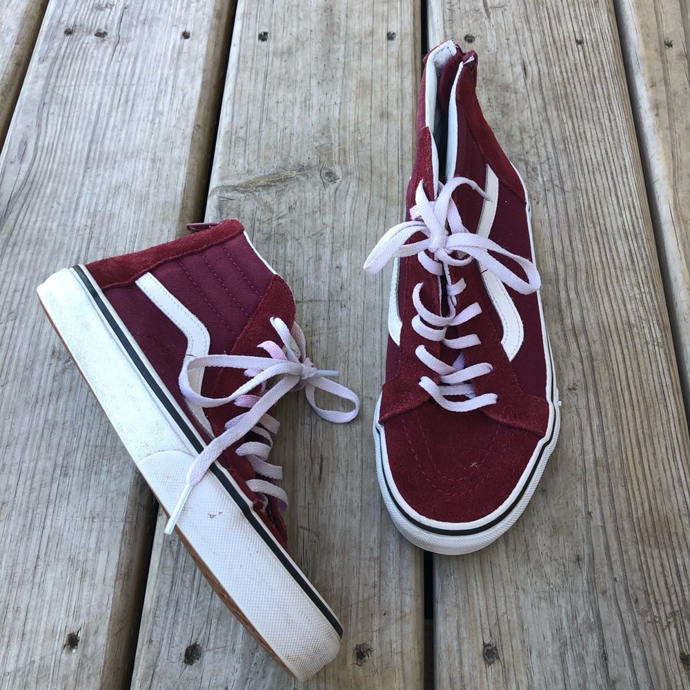 Vans Sk8 High Top Sneaker Suede Port Royal